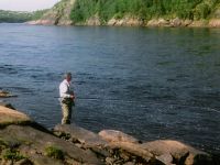 Brian Potter fishing the Ponoi