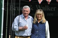 Brian and Kay Potter at the Stephen J Fawcett Open Day, River Lune, on the Underley Estate, Kirkby Lonsdale.  May 2013