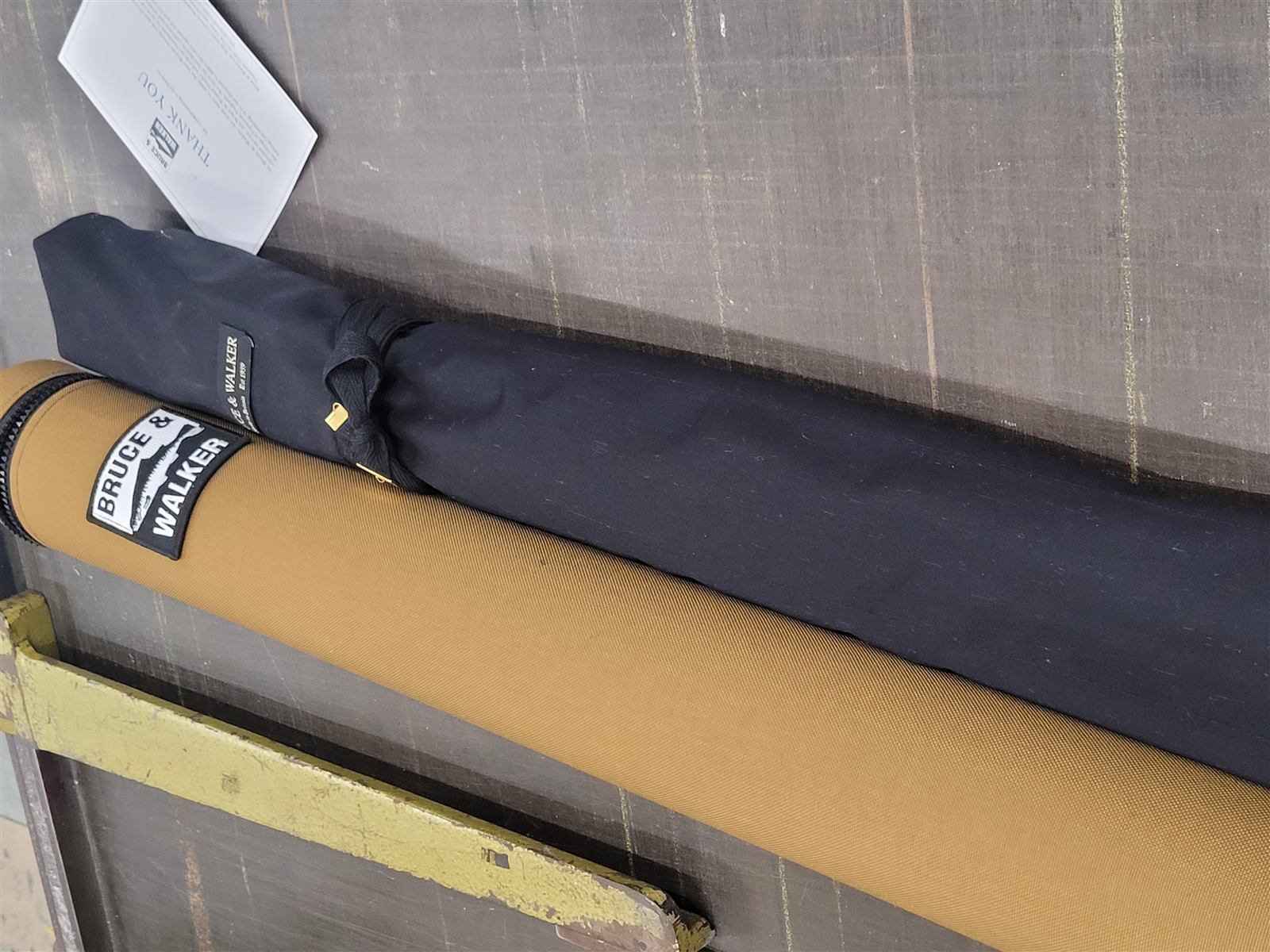 Bruce and Walker rod bags and tubes