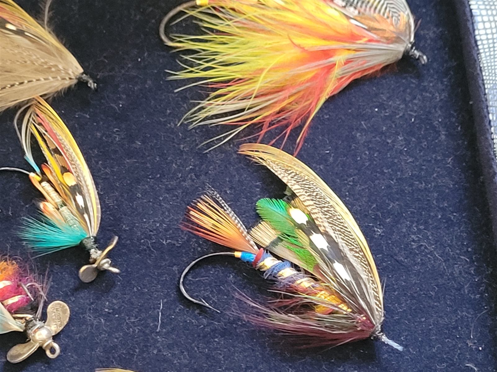 Bruce and Walker salmon flies detail
